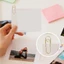 Kim loại cho máy tính xách tay Kẹp bút-12 chiếc Kẹp giấy đầy màu sắc Giá đỡ bút, Phụ kiện kế hoạch