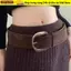 SNUGHOUSE Da Lộn Thắt Lưng Rộng, Thắt Lưng Khóa Pin Hợp Thời Trang Thông Thường, Thời Trang Nữ Đa Năng Maillard Phong Cách Thiết Kế Sang Trọng Dây Thắt Lưng Kinh Doanh Quà Tặng