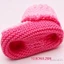 Bé Sơ Sinh Bé Gái Dệt Kim Booties Màu Sắc Tương Phản Đế Mềm Dây Buộc Mùa Đông Giày Ấm Áp