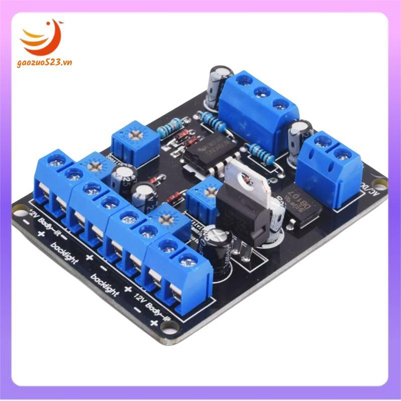 [gaozuo523.vn] Bảng đo âm thanh mức VU DC12-18V Bảng mô-đun bảng điều khiển đồng hồ đo mức âm thanh
