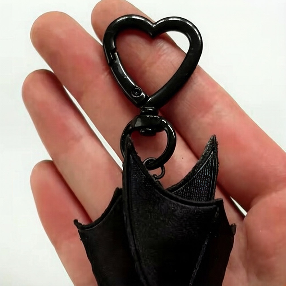 Bat Plushie Móc Treo Túi Ma Cà Rồng Dễ Thương Quyến Rũ Phong Cách Gothic Móc Khóa Quà Tặng Ngày Lễ