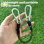 30 / 60 / 90 / 120cm Carabiner Dây thun cắm trại ngoài trời Dây đeo hành lý Dây phơi quần áo Thiết bị cắm trại bền Đa chức năng Đẹp