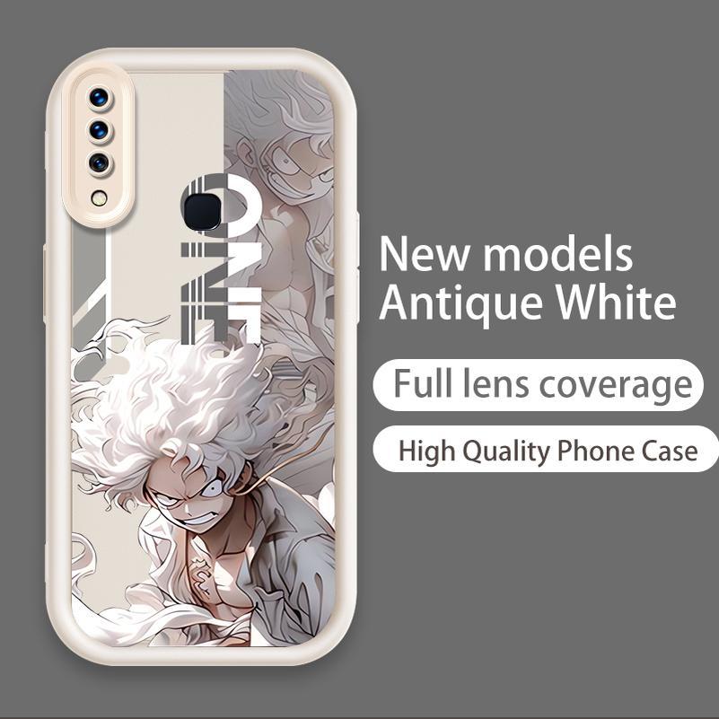 Vỏ Cho VIVO Y17 Y12 / Y12i Y15 1901 1902 1904 Hoạt Hình Silicon Màu Kẹo TPU Mềm One Piece Five Gear Luffy Angel Eye Vỏ Điện Thoại Chống Sốc