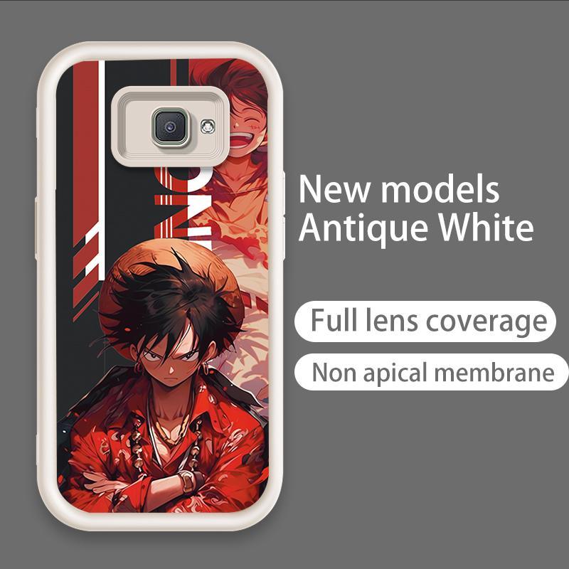 Ốp Lưng Cho Samsung J7 Prime Hoạt Hình Silicone Bé Gái Mềm TPU One Piece Five Gear Luffy Angel Eye Vỏ Điện Thoại Chống Sốc