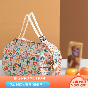 {READY STOCK} Túi mua sắm có thể gập lại Túi đựng đồ di động du lịch chống nước