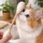 {BUDDI} Đồ chơi Catnip vui nhộn dành cho mèo Bông lớn hình con mèo con mài Sti {buddingenergy}