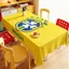 YHMBY1314 World Cup Chủ Đề Khăn Trải Bàn Quạt Ngoại Vi Trang Trí Tiệc Nhiều Quốc Gia Tùy Chọn Nhà Hàng Đảng Chống Thấm Nước Bàn Cà Phê