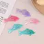 5 Chiếc Đầy Màu Sắc Lấp Lánh Cá Heo BB Tóc Bên Kẹp Barrettes Cho Bé Gái Phụ Nữ Trẻ Em Ngày Lễ Tiệc Quà Tặng Phụ Kiện Tóc Mũ Nón Mới