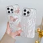 Ốp lưng iphone IMD lông vũ nơ hồng bướm nâu 6s/6plus/7/8/plus/x/xs/11/12/13/14/15/pro/max/plus/promax- Awifi Case B1-1