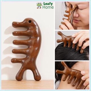 Lược LEAFYHOME năm răng đa chức năng, chống tĩnh điện, răng rộng, massage toàn thân, hỗ trợ lưu thông máu