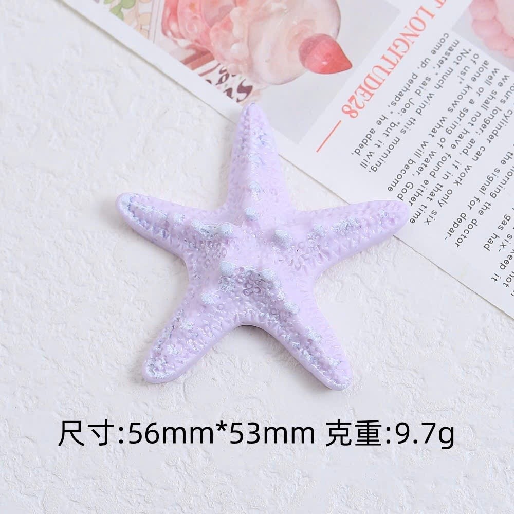 Set Charm Sao Biển Pastel Size Bự 56x53mm 🌊 Mix 6 Màu Candy Cute Phong Cách Summer Hàn Quốc Siêu Xinh ✨