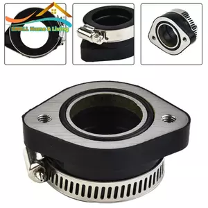 Bộ chế hòa khí Manifold 33-35mm Bộ chuyển đổi mặt bích màu đen Phụ kiện chất lượng cao