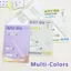 BEABOUT 156 Miếng Dán Nối Dài Lá Rời, Nhãn Gia Cố Lỗ Nhiều Màu Dính Có Thể Tái Sử Dụng, Không Đục Lỗ Một Lỗ & Thiết Kế 5 Lỗ Miếng Dán Sửa Chữa Trang Dán Nhật Ký