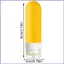 Kích thước du lịch Đồ vệ sinh Chai silicon Hộp đựng kem dưỡng da rỗng di động chống rò rỉ để cắm trại Chuyến đi cuối tuần mueadsyvn