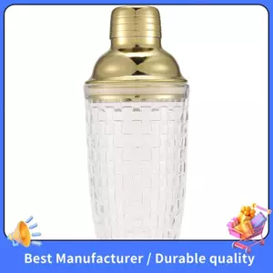 Bộ bình lắc cocktail thủy tinh 13Oz - Bình lắc thủy tinh cho cocktail, Bình lắc uống cocktail và cocktail Bình lắc vàng Dễ sử dụng