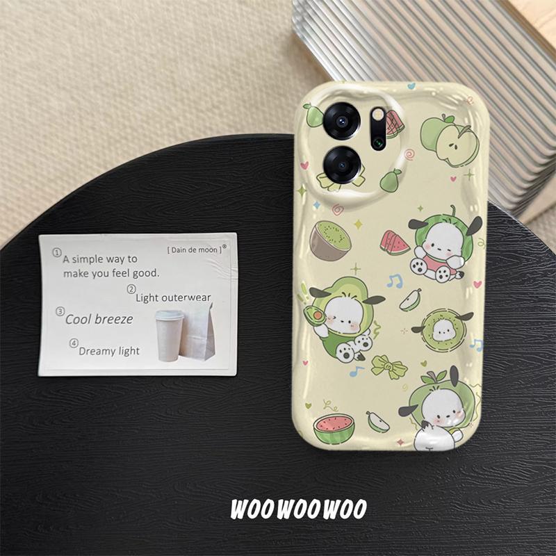 Ốp Lưng Cho OPPO A5X A6 A6 Pro 4G Phim Hoạt Hình Kem Sanrio Cặp Đôi Mềm TPU 3D Sóng Silicon Vỏ Điện Thoại