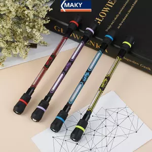 Bút MAKY Sáng Tạo Flash Ngẫu Nhiên Xoay Bút Gel Chơi Game Cho Học Sinh Quà Tặng Đồ Chơi VN