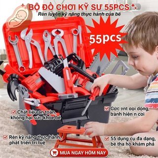 Bộ dụng cụ sửa chữa trẻ em Máy khoan điện Giả vờ chơi STEM Đồ chơi cơ khí giáo dục Tuổi 3 Plus