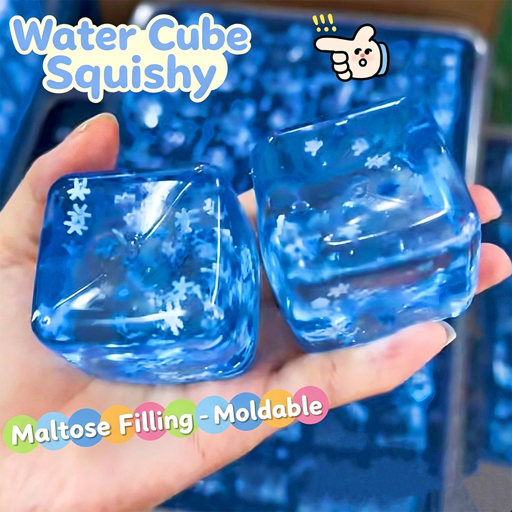 Bông Tuyết Đá Viên Squishy Bóp Đồ Chơi Chậm Cảm Giác Thần Tài Đồ Chơi Đá Mềm Giảm Căng Thẳng Bóp Đồ Chơi Thanh Thiếu Niên Đồ Chơi Quà Tặng