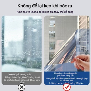 Phim Cách Nhiệt Chống Nắng Kính, Giảm ánh Nắng Chiếu Vào Cửa Sổ, Chống Nhìn Trộm, Che Sáng Dày Hơn