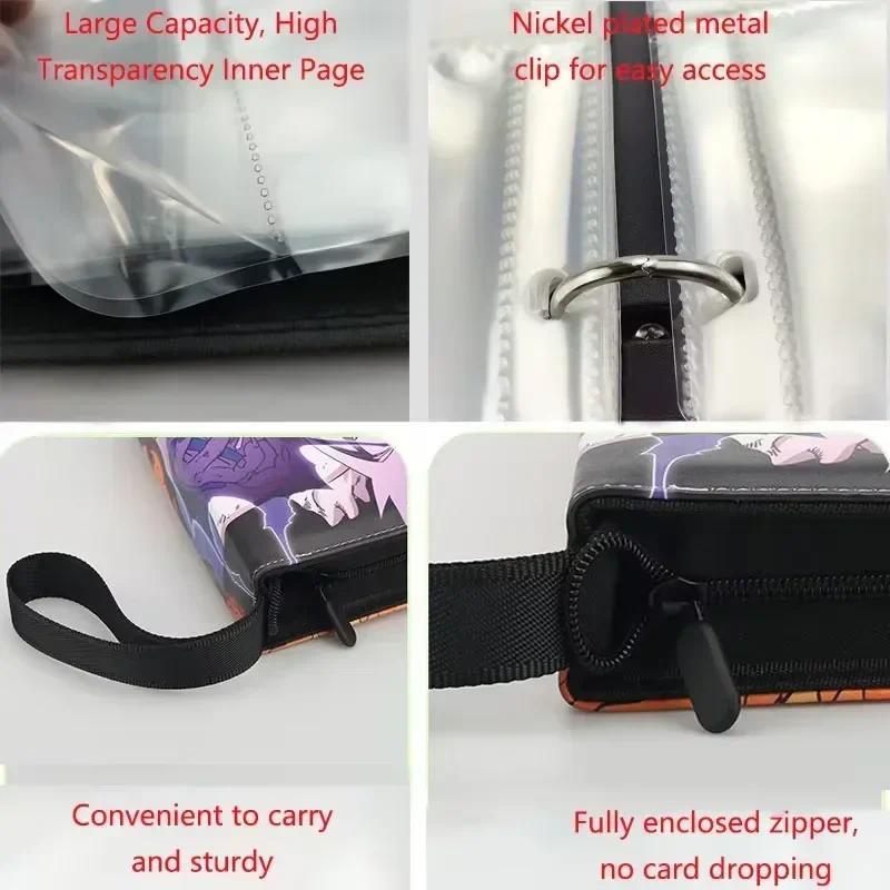 400 / 900 Chiếc Sanrio Thẻ Album Thư Mục Sách Hello Kitty 4 / 9 Khe Cắm Thẻ Bộ Sưu Tập Dây Kéo Đôi Túi Dây Kéo Thẻ Chất Kết Dính Giá Đỡ