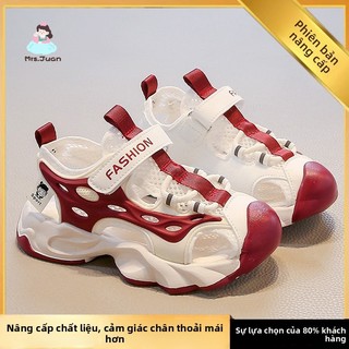 Dép sandal bé trai mùa hè - mũi kín chống trượt đế mềm thoáng khí phong cách năng động cho bé