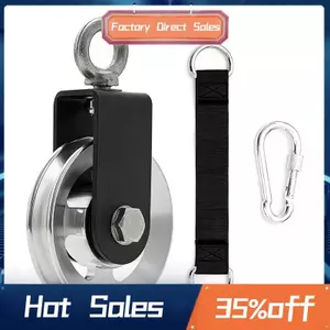 Bánh xe ròng rọc cáp hợp kim nhôm, phù hợp với các bài tập LAT, Pushdown Tricep và máy cáp