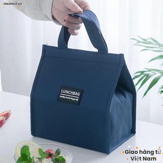 [Giao hàng từ Việt Nam] Túi đựng đồ ăn trưa làm mát IDEANEST, Túi giữ nhiệt cách nhiệt S / M / L di động, Túi đựng đồ chống nước dành cho học sinh