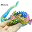 Khớp toàn thân hình rồng Trung Quốc in 3D có thể di chuyển được Đồ trang trí nội thất gia đình Đồ trang trí đáng sưu tầm Đồ chơi sáng tạo Đẹp