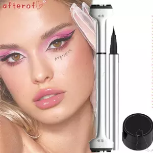 Bộ tem mi dưới AFOF, Tem mi dưới chống nước di động có mực, Nhanh khô Không nhòe Tem lông mi silicon hai đầu