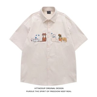 Áo sơ mi nam tay ngắn GKSSS, style cổ điển Mỹ & đại học, chất lượng cao cấp