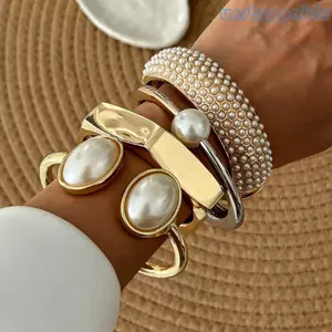 Unstop * Vòng đeo tay mở hiện đại Làm nổi bật giọng ngọc trai cho chuyên gia