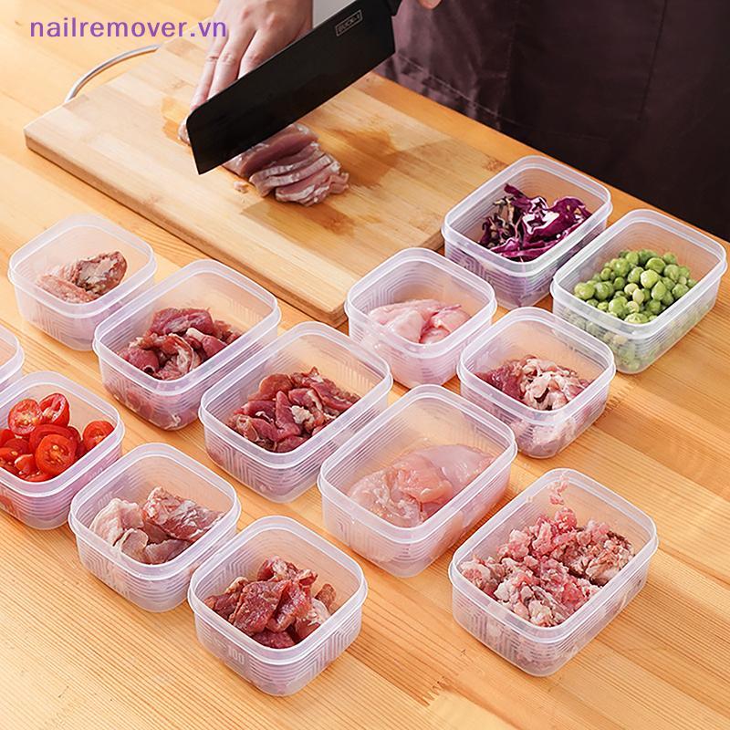 Hộp đựng thực phẩm đông lạnh, bảo quản thịt tủ đông, phụ kiện nhà bếp nhỏ, mới
