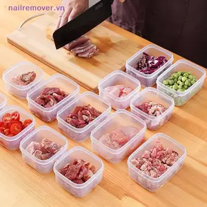 Hộp đựng thực phẩm đông lạnh, bảo quản thịt tủ đông, phụ kiện nhà bếp nhỏ, mới
