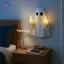 HFTOY 3D Ngón Giữa Ma Dễ Thương Đèn Ngủ Halloween Nhựa Ma Các Bức Tượng Nhỏ Ngộ nghĩnh Dễ Thương Cho Gia Đình Quà Tặng Prank 2025 Đồ Trang Trí Halloween ~