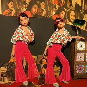 💕Chỗ💕Trẻ Em Chuông Đáy Quần Trang Phục Quần Áo Bé Gái 3-12 Tuổi Mới Lạ Halloween Liên Hợp Quốc