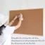 Bảng ghim gỗ bần size to 60 x 90cm ghim ảnh,tài liệu, giấy note trang trí tường Tặng kèm phụ kiện