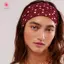 MJnmc Retro Boho Breeze Wind Dot Co Giãn Băng Đô Quấn Tóc Nữ Hàn Quốc Ins Thời Trang Rộng S Yoga Thể Thao Hẹn Hò Phụ Kiện Tóc Mới