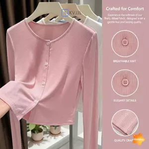 Áo len chống nắng màu xám dành cho nữ Áo khoác ngoài mùa hè Áo khoác dệt kim tròn Ne nhẹ Thích hợp cho chạy bộ buổi sáng mới