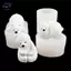 HFTOY 1 Khuôn Nến Silicon Gấu Mini 3D Polar Bear Nến Khuôn Trang Trí Bánh DIY Handmade Fondant Đất Sét Chocolate Khuôn ~