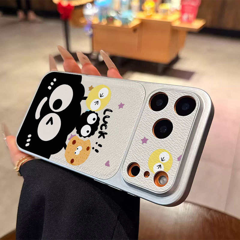 Ốp lưng iPhone họa tiết đen carbon Bao da mềm cao cấp đựng máy ảnh - iP7/8/X/XS/XR/11/12/13/14/15/16/17/Plus/Air/Pro/Max