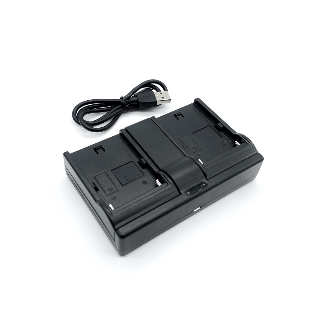 Bộ sạc pin đôi cho pin NP-F550/ F570/ F750/ F970 - Hàng chính hãng (Phù hợp pin máy ảnh Sony)