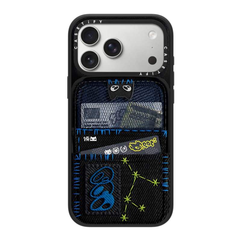 CASECASE X Monster fabric Case White Camera Ring Edition Matte Đen Cứng Hút Từ Tính Tác Động Dành Cho Apple IPhone 13 14 15 16 17 Pro Max Air Plus Có Hộp