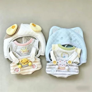 Bộ động vật nhỏ 10cm "Muối biển Mèo mèo" "Chó sủa" Phụ kiện trang phục búp bê Cotton 10cm