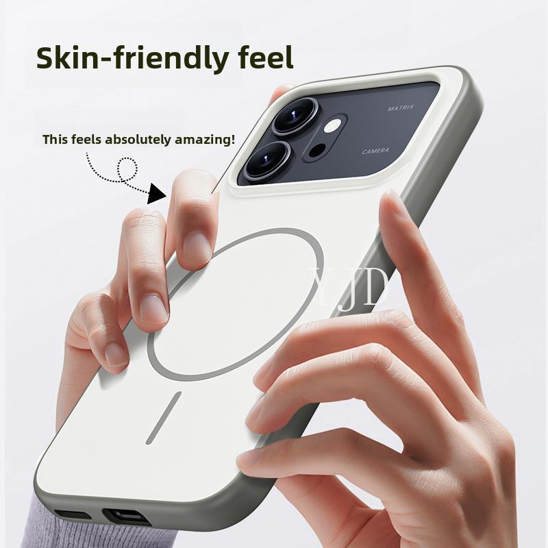 Ốp YJD Cho Honor 600 Pro Skin Feel Không Dấu vân tay Không ố vàng Thu hút từ tính Vỏ điện thoại chống rơi