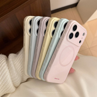 Sạc Không Dây Màu Kẹo Tình Yêu Khung Trái Tim Ốp Lưng Điện Thoại iPhone 17Promax 12 13 14 15 16 Pro Max Silicon Mềm Chống Sốc Nữ Điện Thoại Di Động