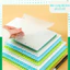 Bộ 4 Bìa nhựa tab phân trang sổ còng A5 / B5 / A4 màu trong suốt, xanh dương Bìa nhựa làm Binder