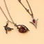 Trò chơi tình yêu và không gian sâu Ngoại vi Sylus Dragon Shadow Fall Derived Vòng cổ Mephistopheles Crow Gem Punk Mặt dây chuyền Quà tặng sinh nhật