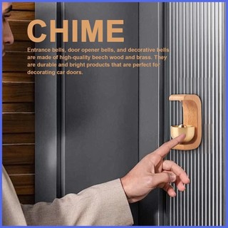 Chuông cửa bằng đồng từ tính-Chuông gió bằng gỗ để trang trí Nhà Đẹp