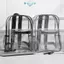 E-WOITD Trong Suốt Bapa Nhỏ Đơn Giản Dây Kéo Túi Mùa Hè Phù Hợp Thời Trang Trong Suốt PVC Túi Xách Ví Túi Điện Thoại E-WOITD